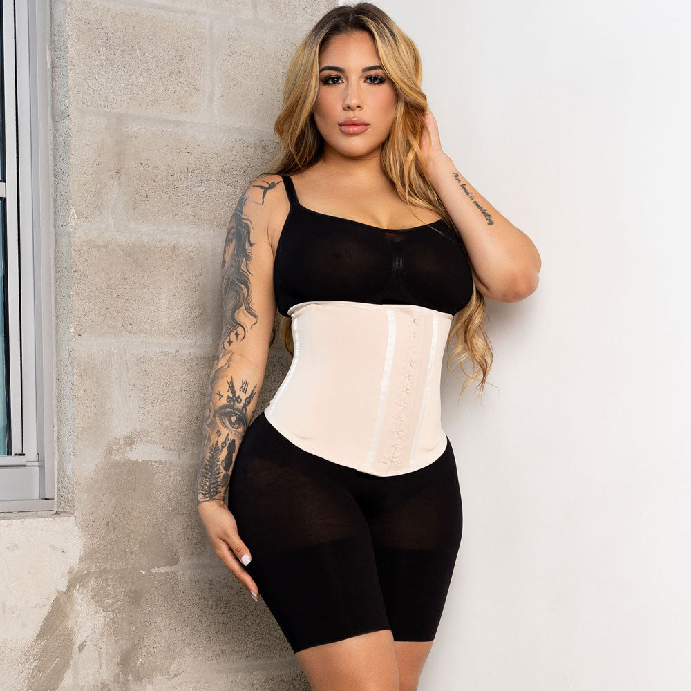 Short Torso Perfect Sculpt Waist Trainer- Nude