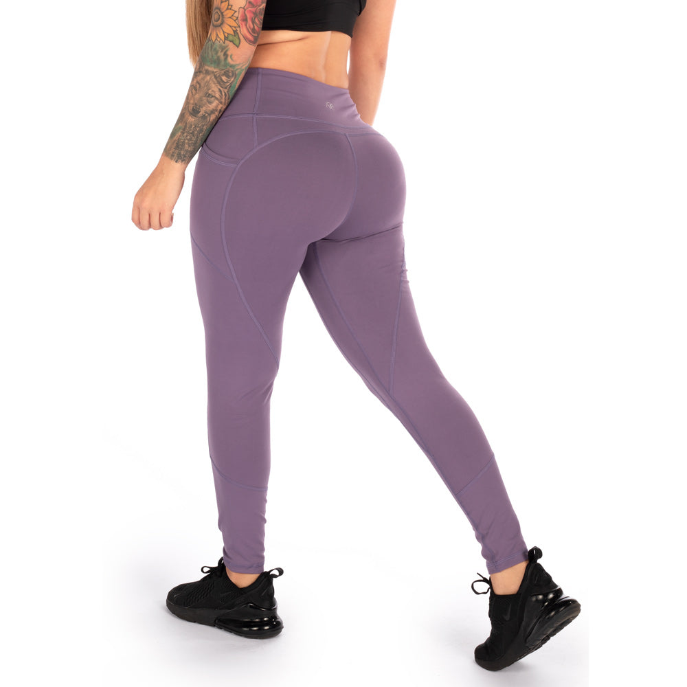 Heart Booty Leggings- Mauve