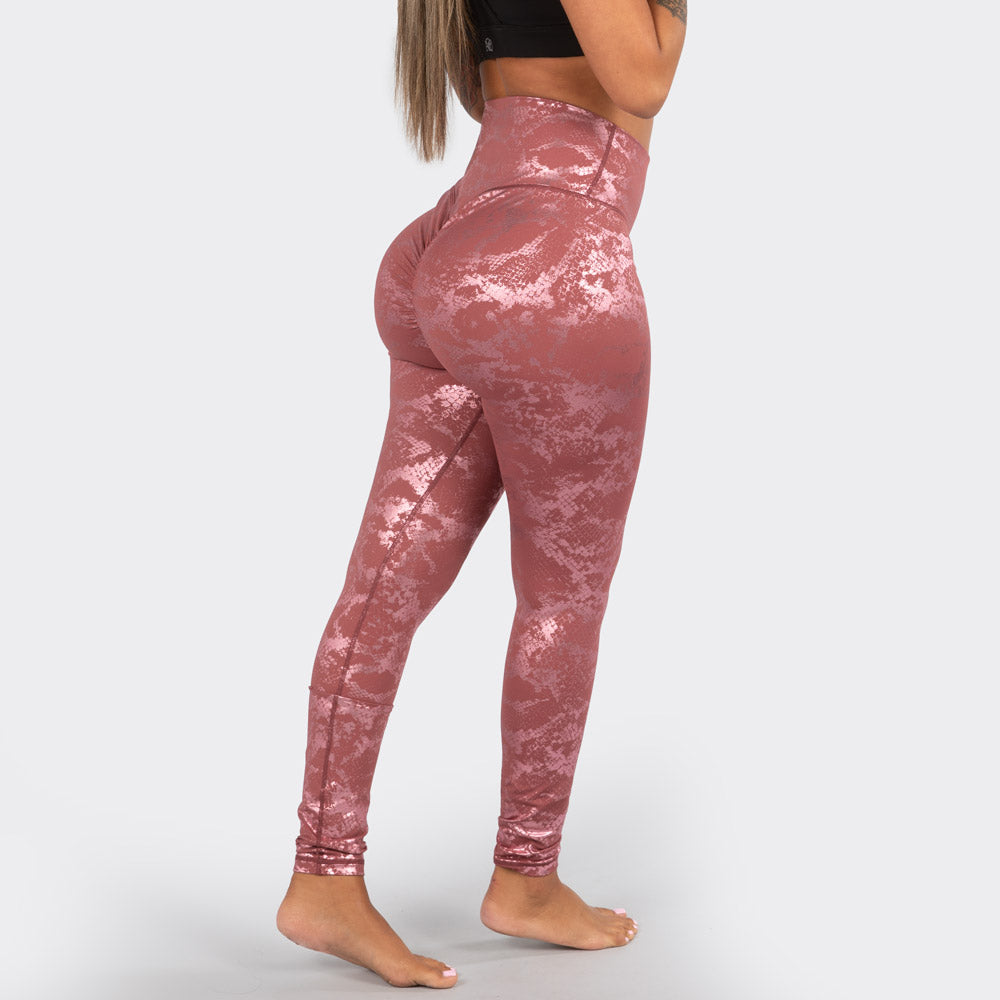 High Waist Legging Coral - I love yoga