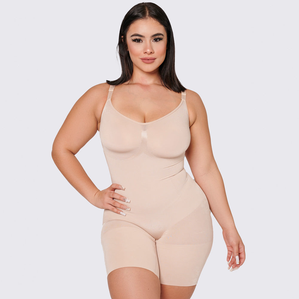 Smooth Sculpt Compression Bodysuit Shorts