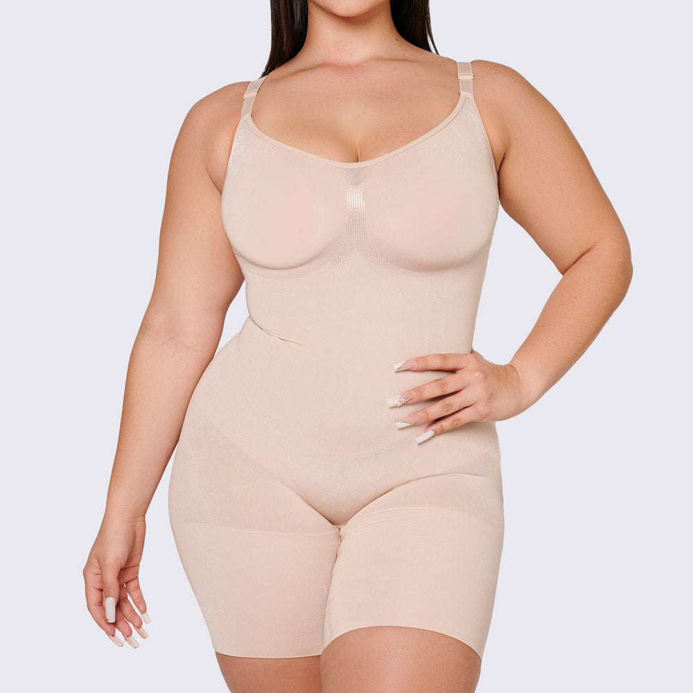 Smooth Sculpt Compression Bodysuit Shorts