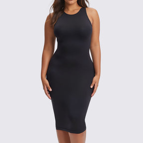 The Shapewear Dress Crew Neck Midi