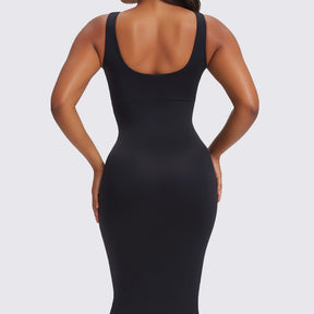 The Shapewear Dress Crew Neck Midi