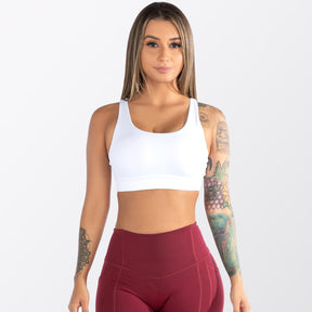 Impact Sports Bra- White