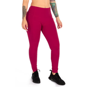 Heart Booty Leggings- Cranberry