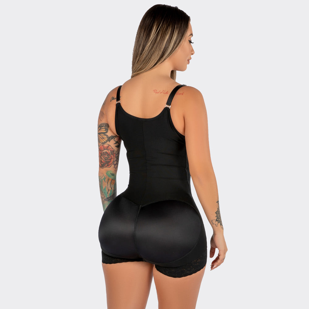 High Compression Faja With Butt Lifter- Black