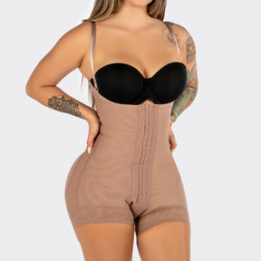 High Compression Faja With Butt Lifter- Cocoa