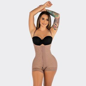 High Compression Faja With Butt Lifter- Cocoa