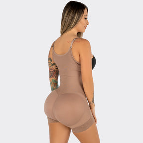 High Compression Faja With Butt Lifter- Cocoa