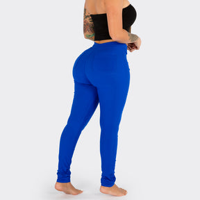 High Waist Stretchy Jeans- Royal Blue