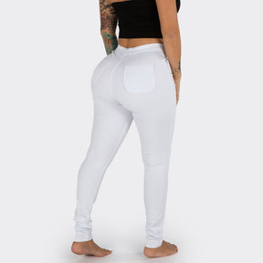 High Waist Stretchy Jeans- White